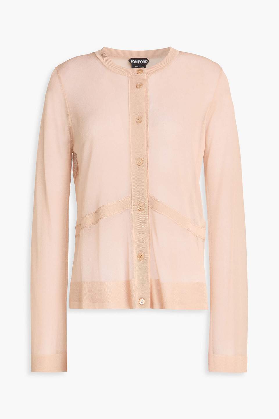 Tom Ford Knitted Cardigan In Pink