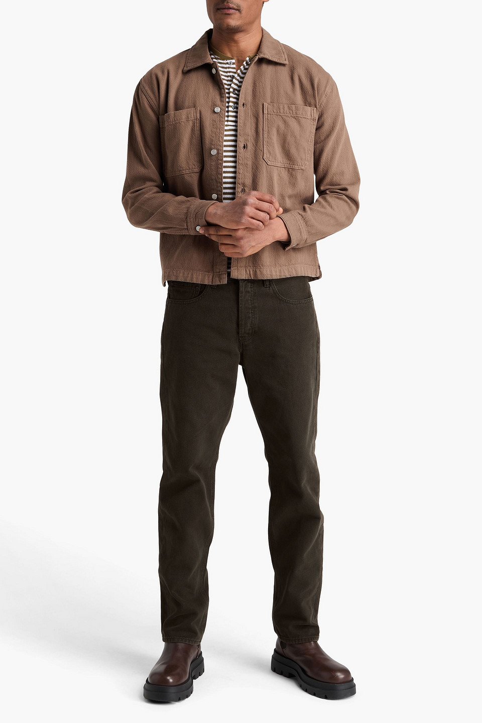  Frame - Jeans „the Straight“ Aus Denim - Braun - 31 