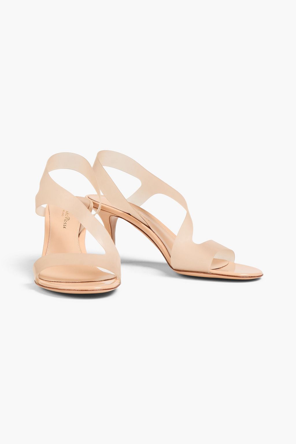 GIANVITO ROSSI Metropolis 70 PVC slingback sandals | THE OUTNET GIANVITO ROSSI Metropolis 70 PVC slingback sandals | THE OUTNET