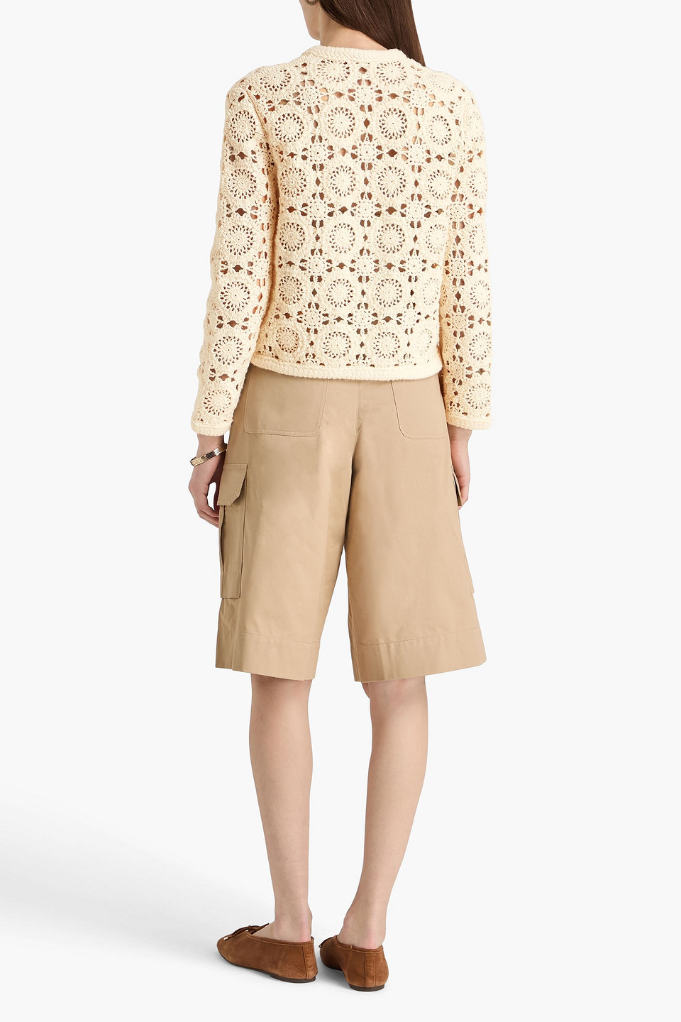  Maje - Gehäkelter Cardigan - Weiß - 0 