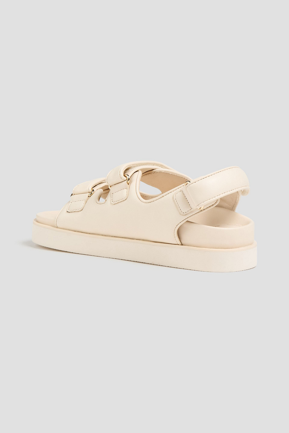  Maje - Embellished Leather Slingback Sandals - Weiß - Eu 36 