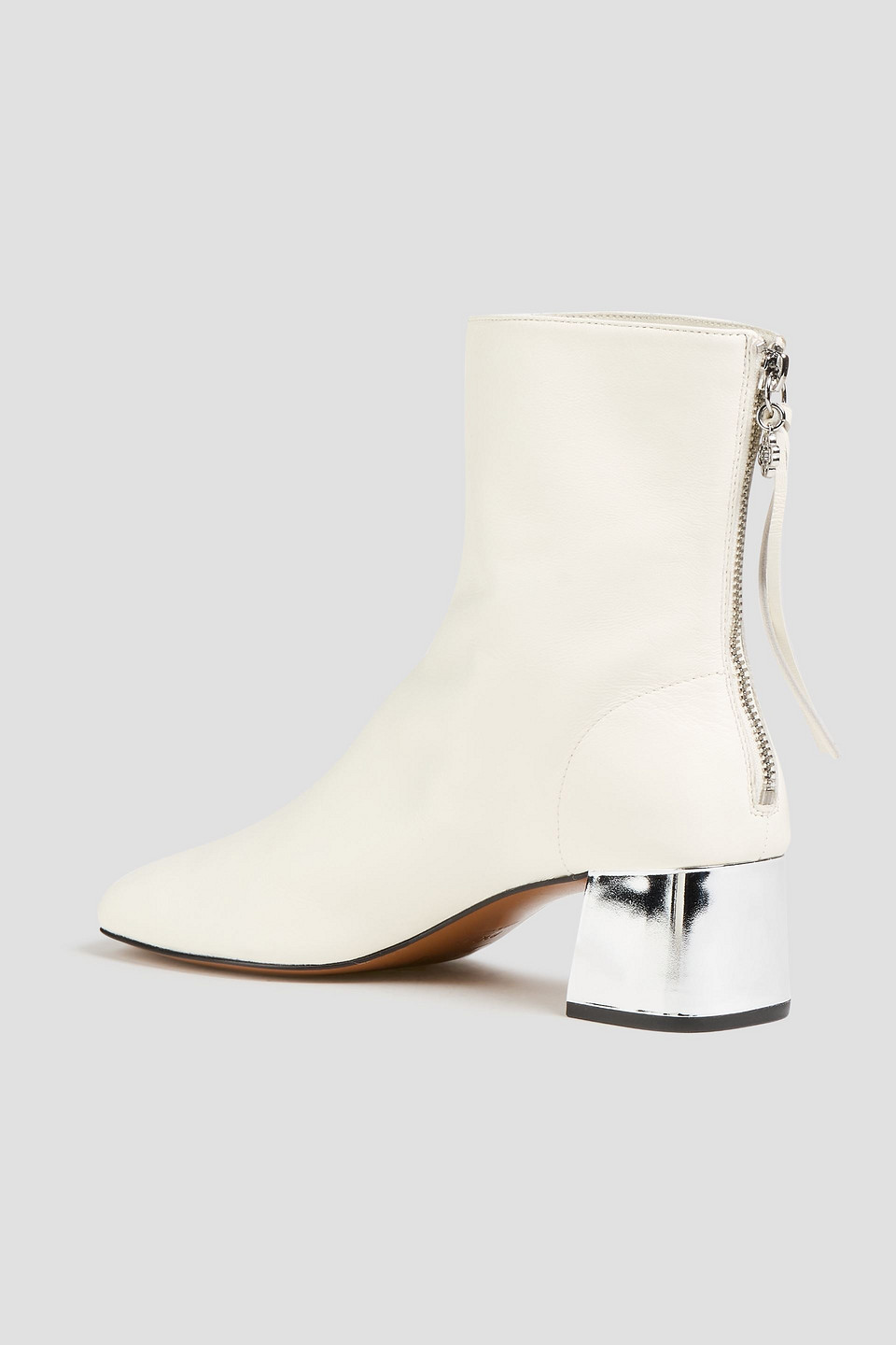  Maje - Ankle Boots Aus Leder - Weiß - Eu 37 