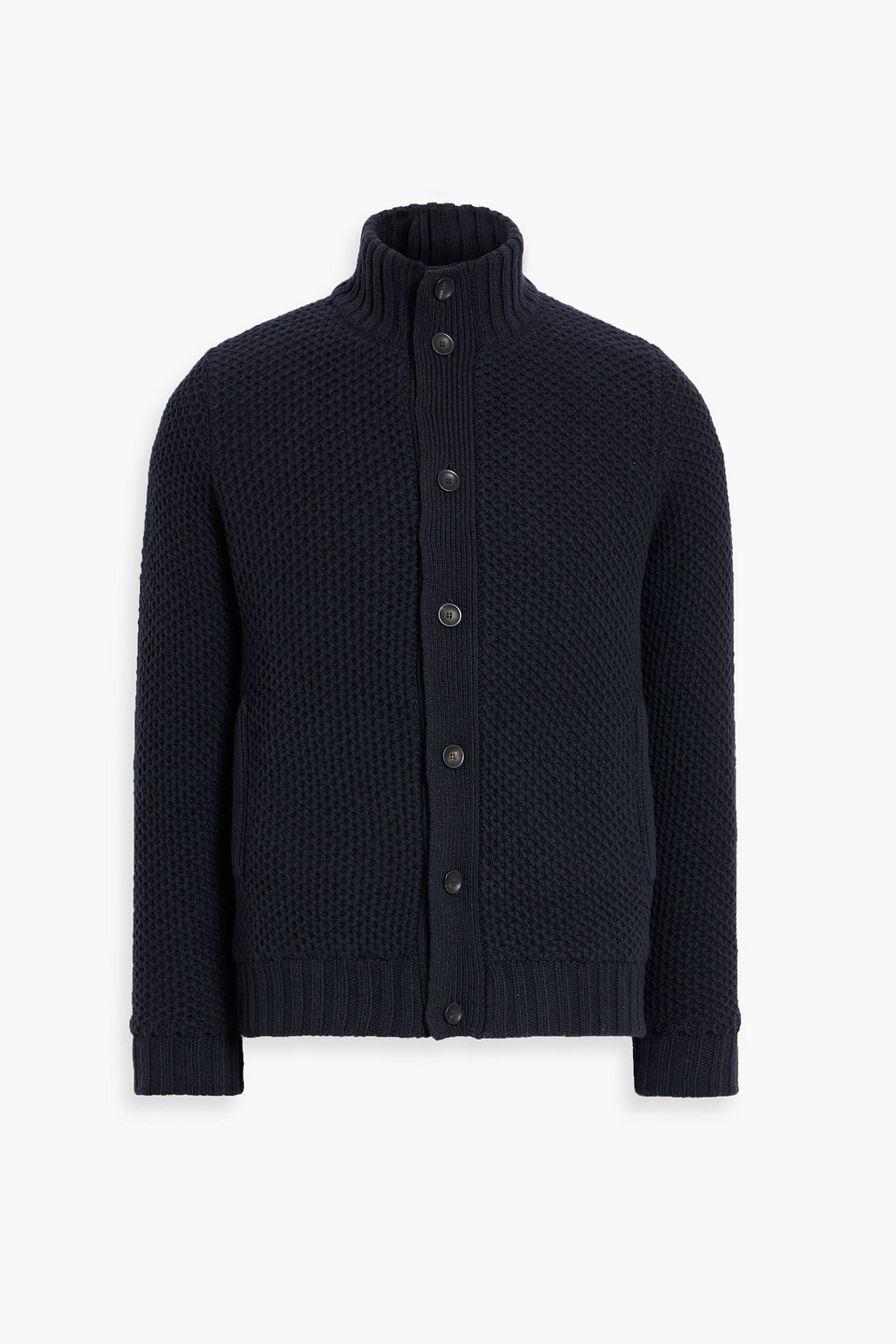 slowear - zanone wool cardigan - blue - it 50