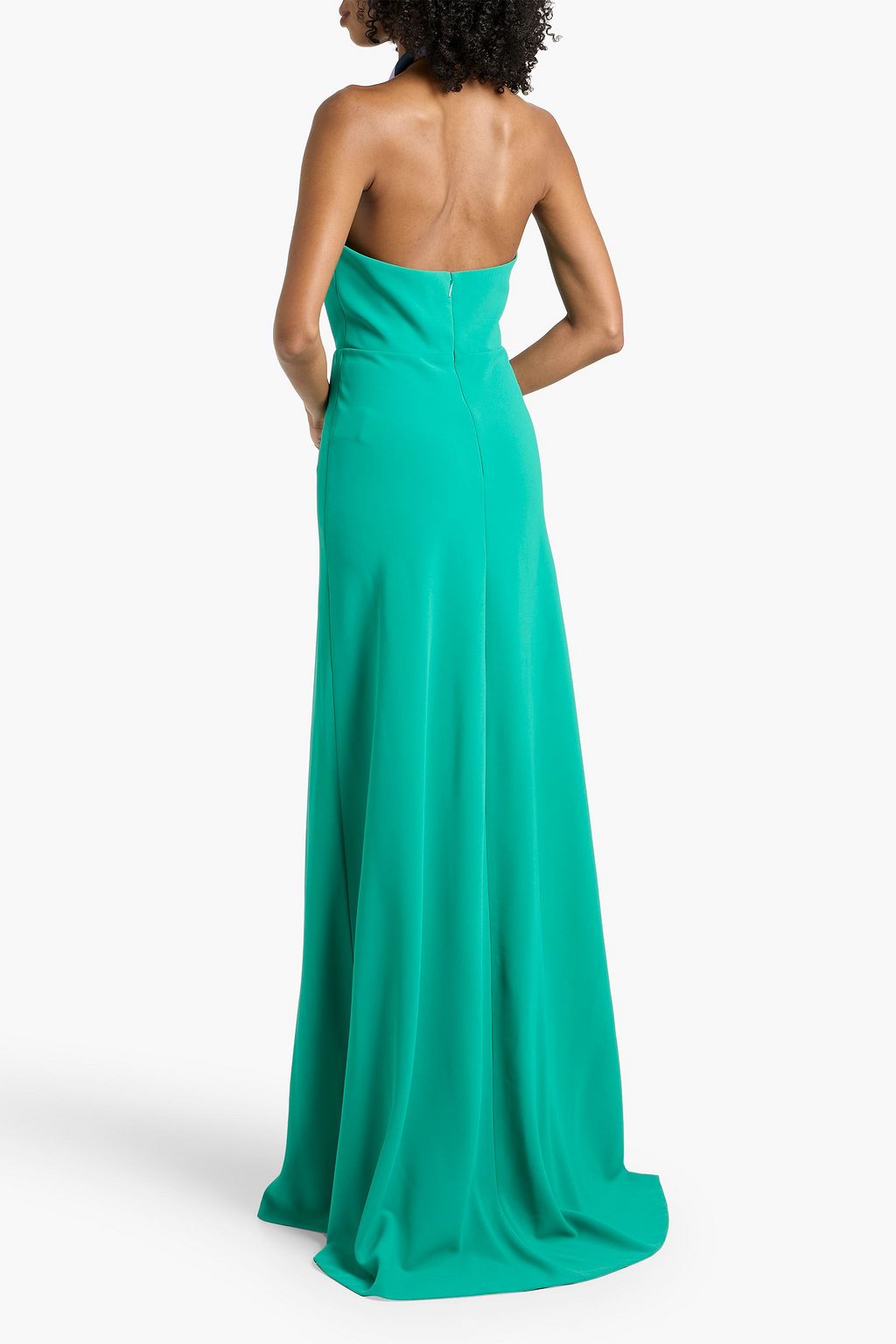 PUCCI Cutout crepe halterneck gown | THE OUTNET