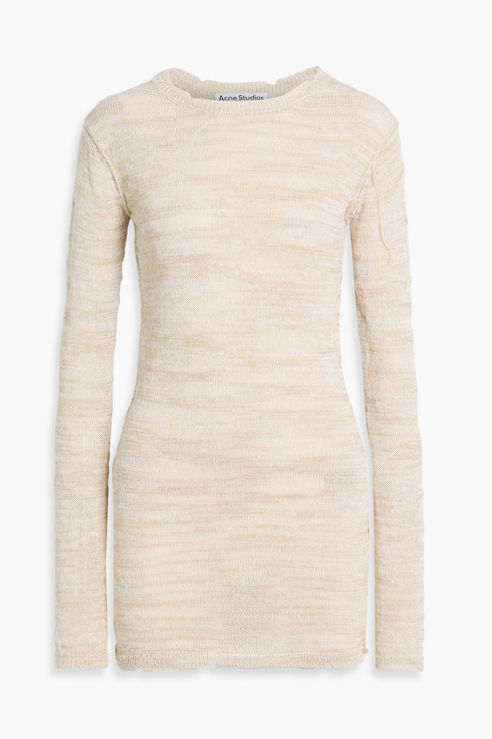 Acne Studios Linen-blend Sweater In Neutral