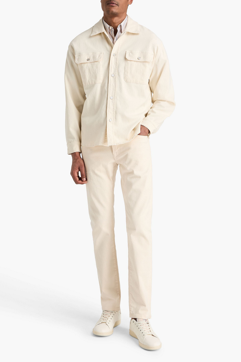  Frame - Cotton-blend Overshirt - White - S 