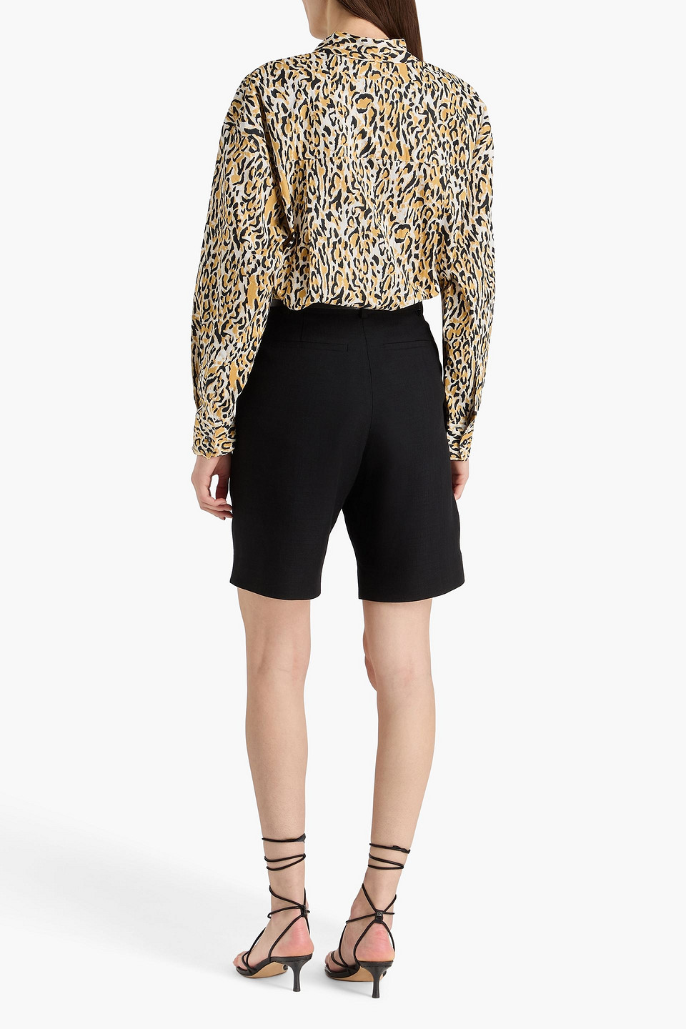  Maje - Hemd Aus Baumwolle Mit Leopardenprint - Animal-print - 0 