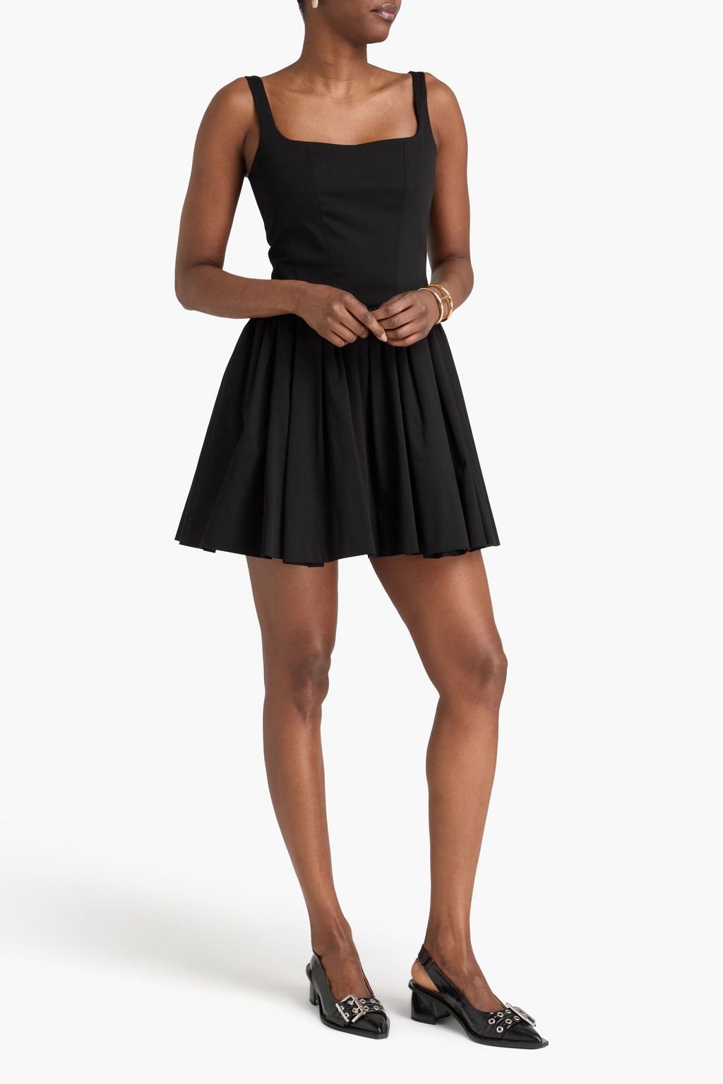 brown mini dress halter Petal and Pup Women's Rilie Halterneck Mini Dress