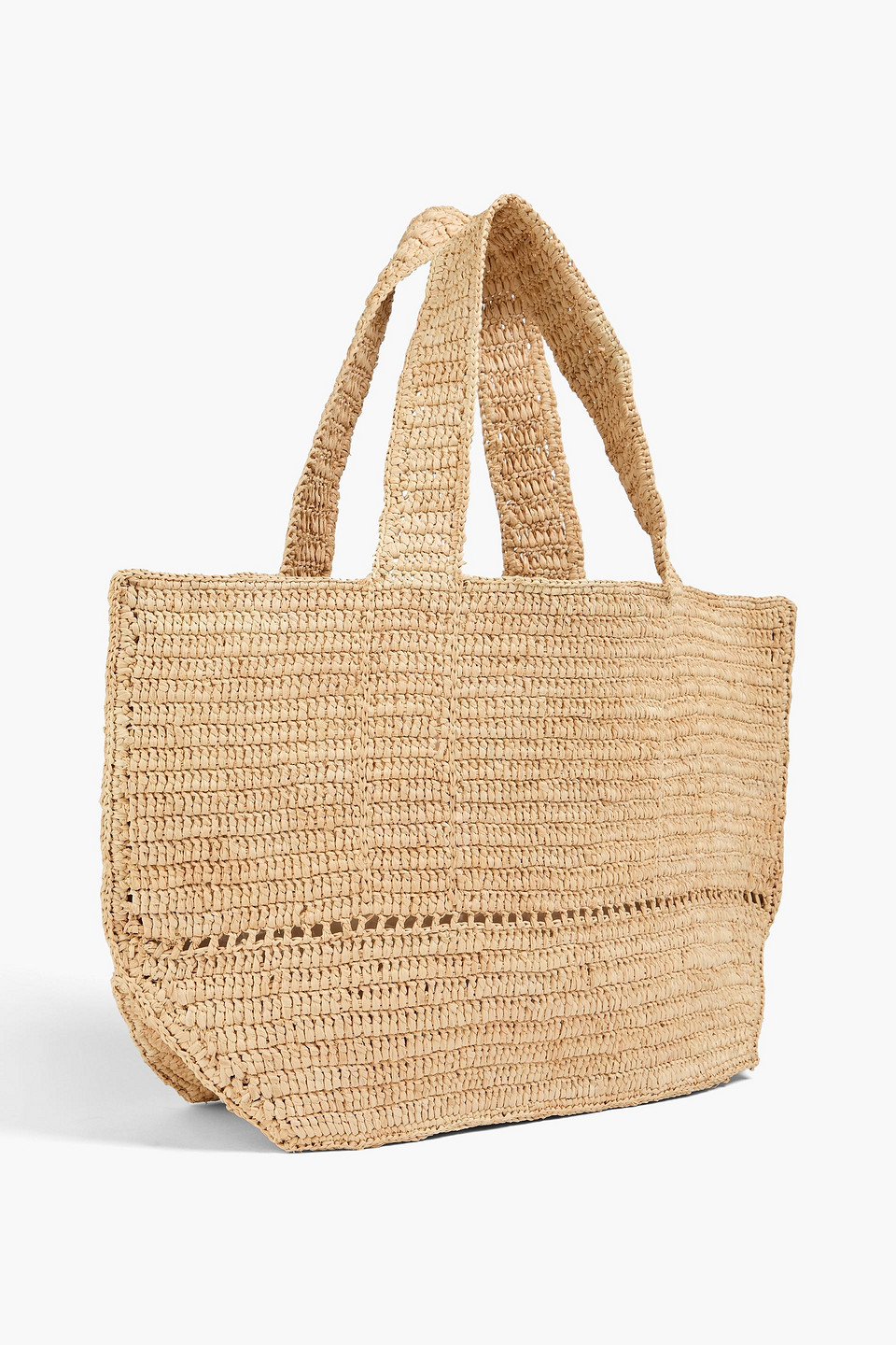  Maje - Tote Bag Aus Raffiabast - Neutral - Onesize 