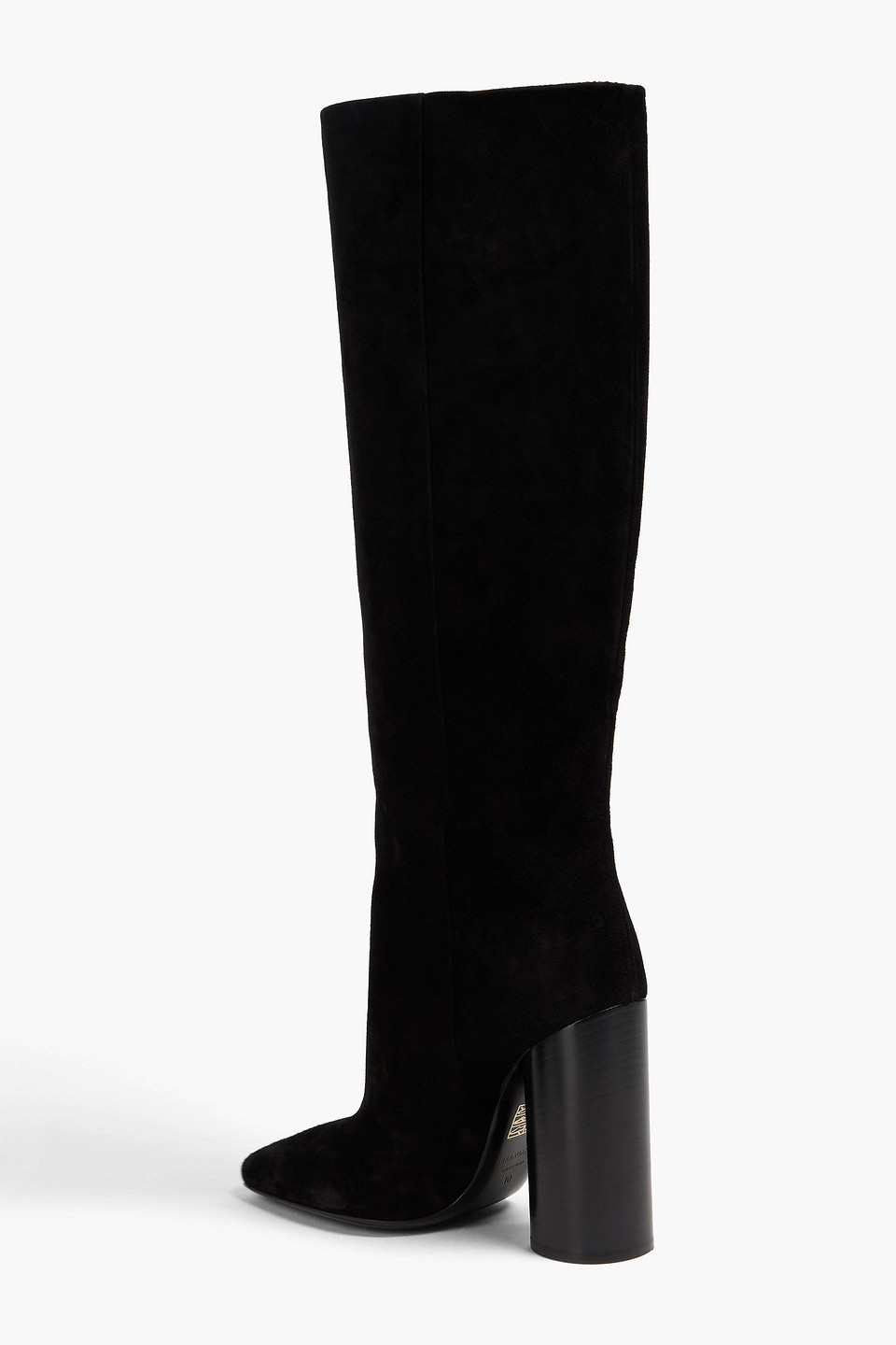  Ferragamo - Pampero Suede Knee Boots - Black - Us 5.5 