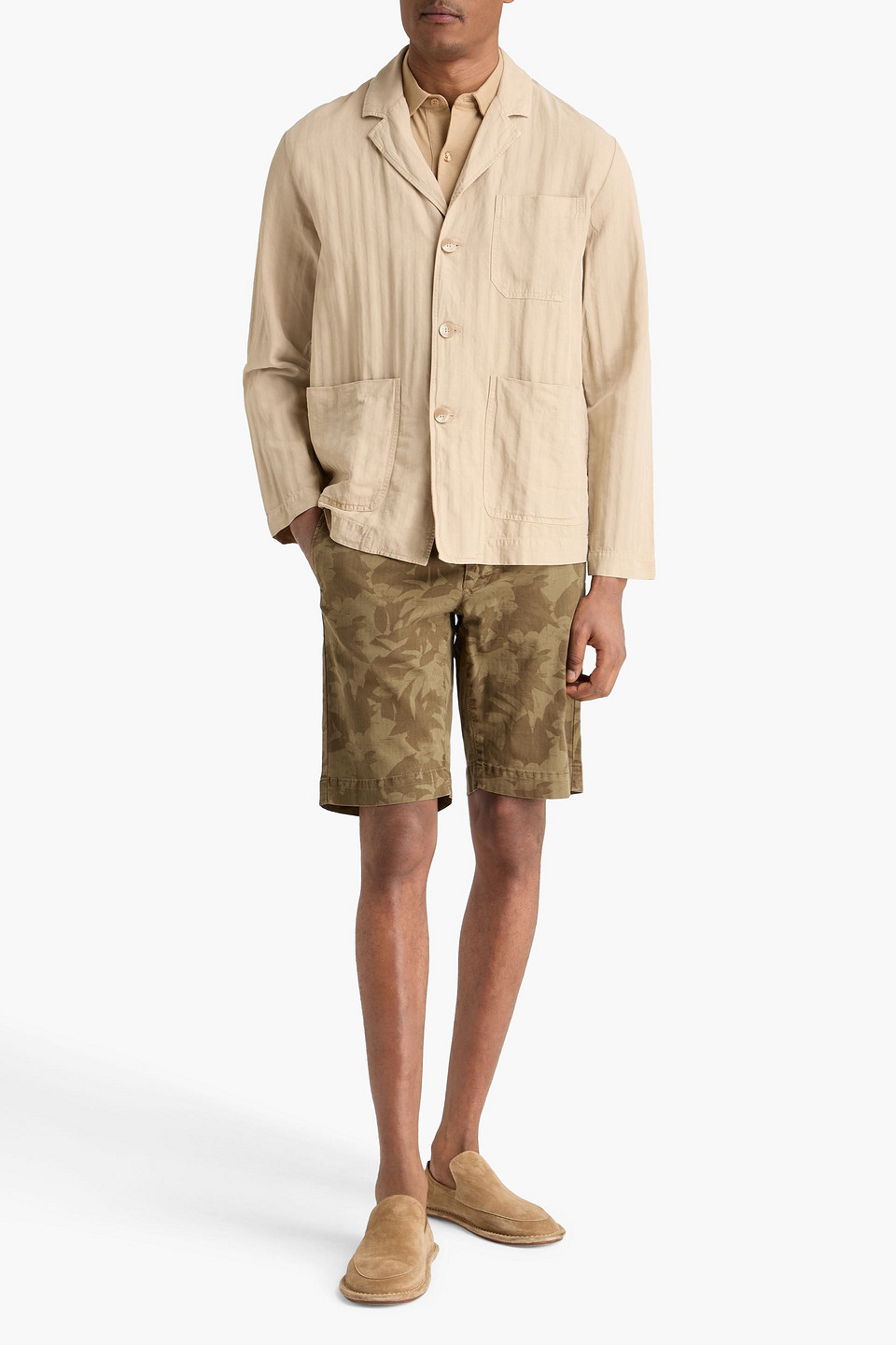  Frescobol Carioca - Gestreifter Blazer „lima“ Aus Einer Lyocell-leinen-baumwollmischung - Neutral - M 
