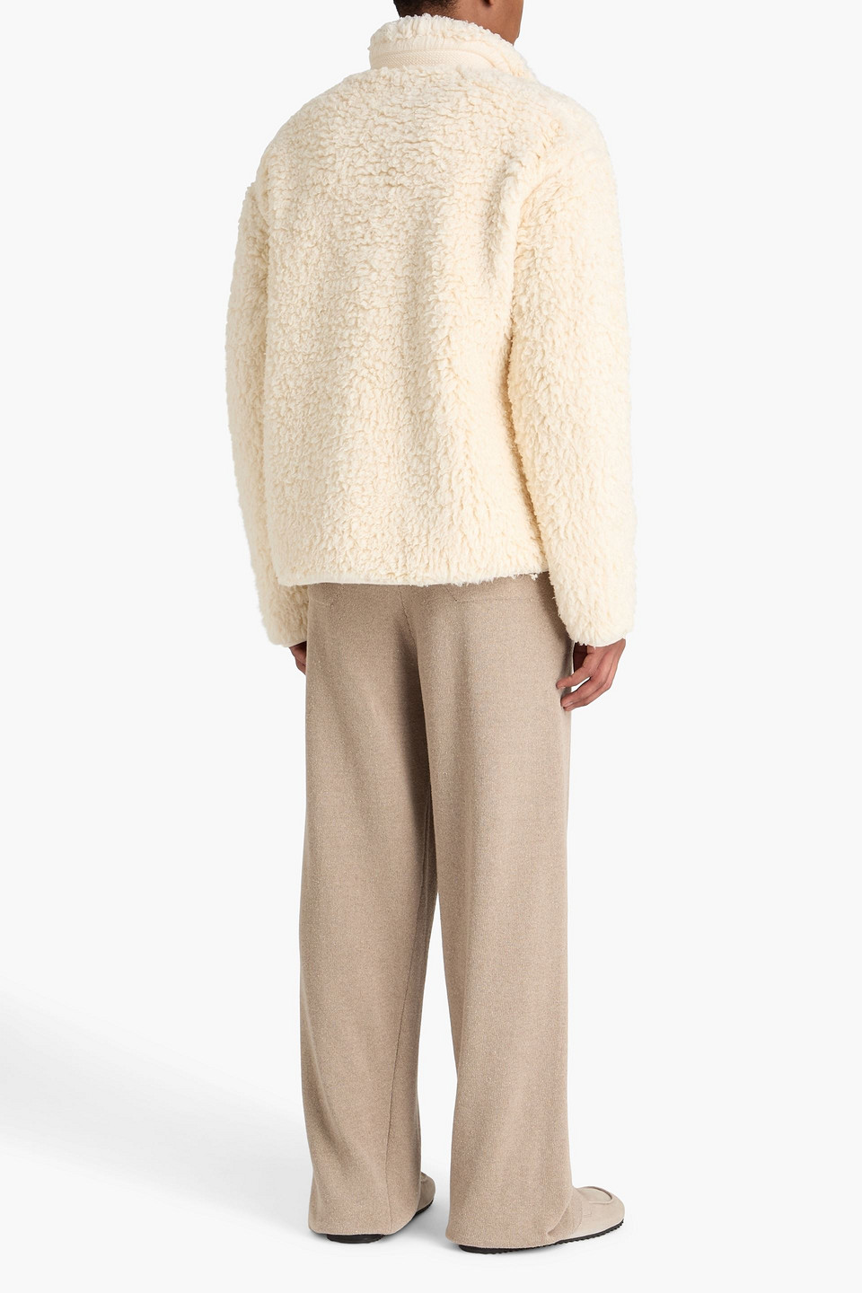  Jil Sander - Jacke Aus Baumwollfleece - Weiß - L 