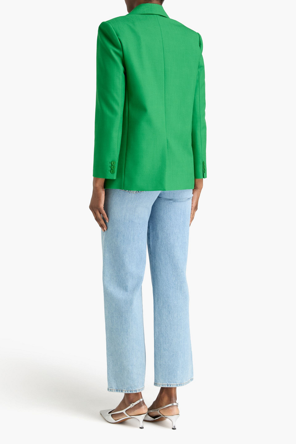  Maje - Blazer Aus Webstoff - Grün - Fr 36 