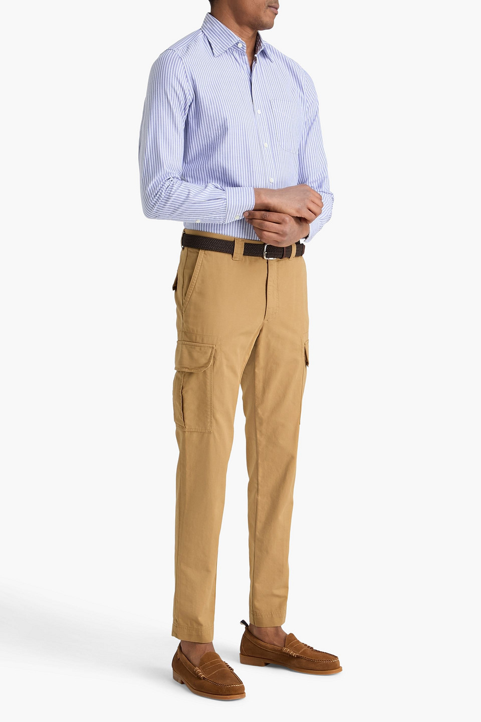  Slowear - Cotton-blend Cargo Pants - Braun - 32 