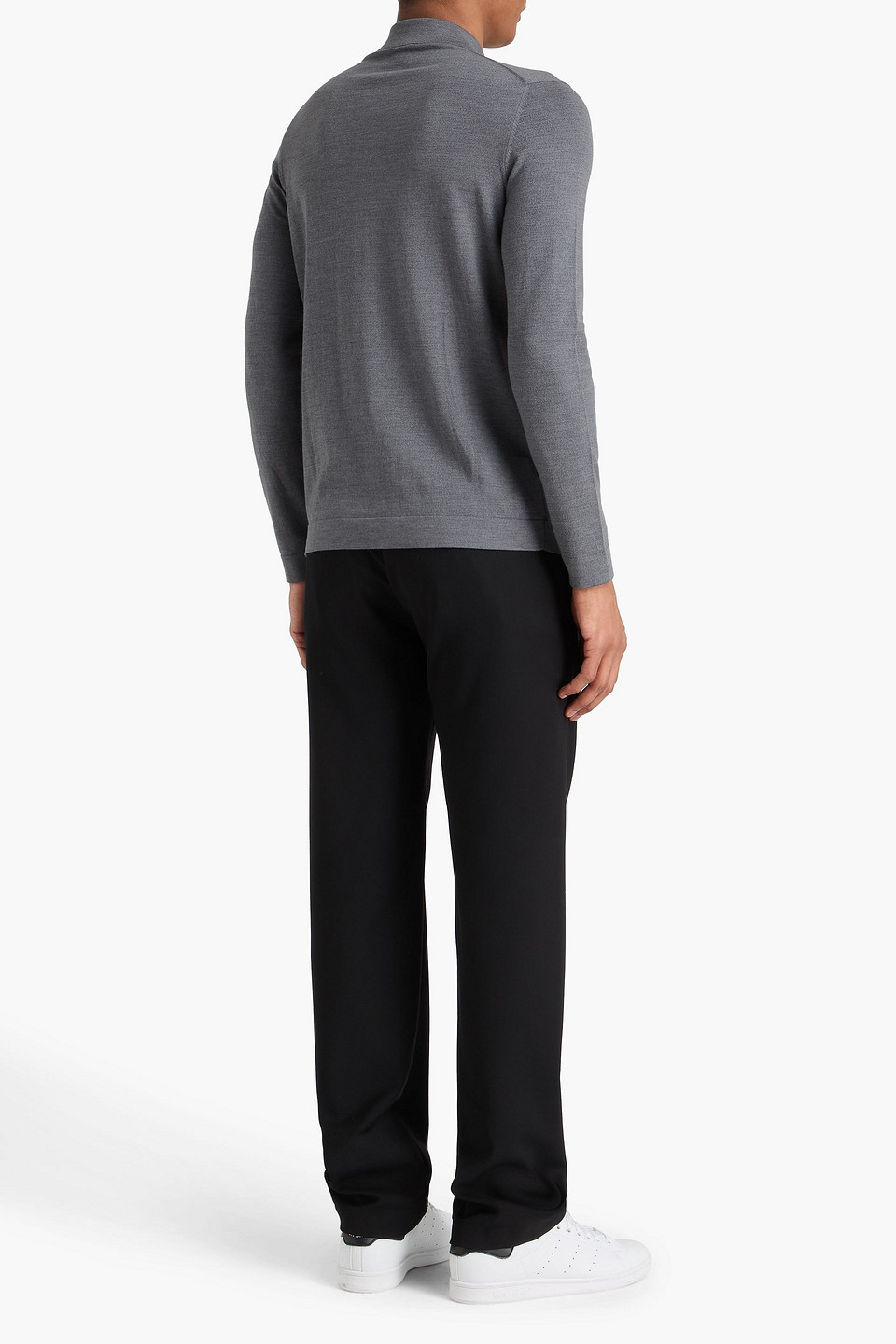  Slowear - Cardigan Aus Einer Wollmischung - Grau - It 46 