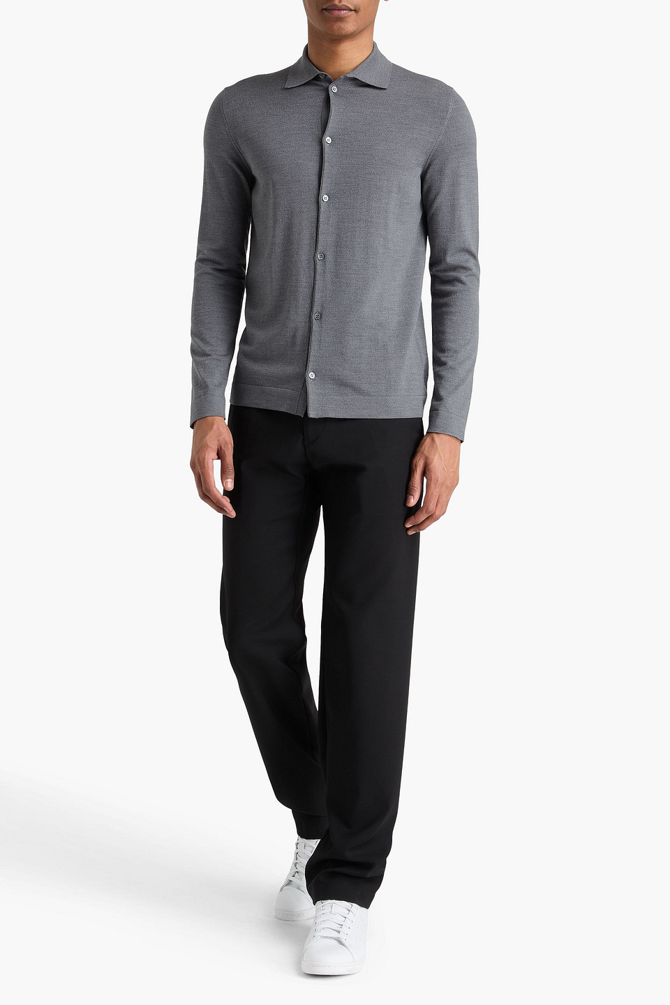  Slowear - Cardigan Aus Einer Wollmischung - Grau - It 46 