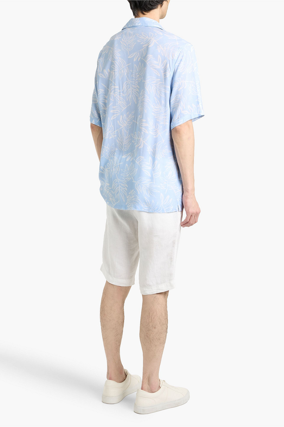  Onia - Bedrucktes Hemd Aus Webstoff - Blau - L 