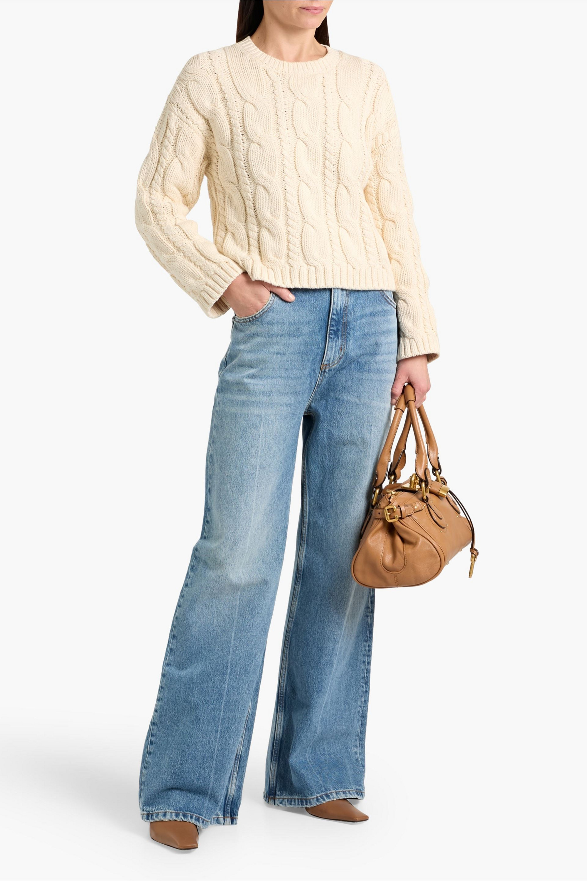 Naadam Cable-knit cotton sweater