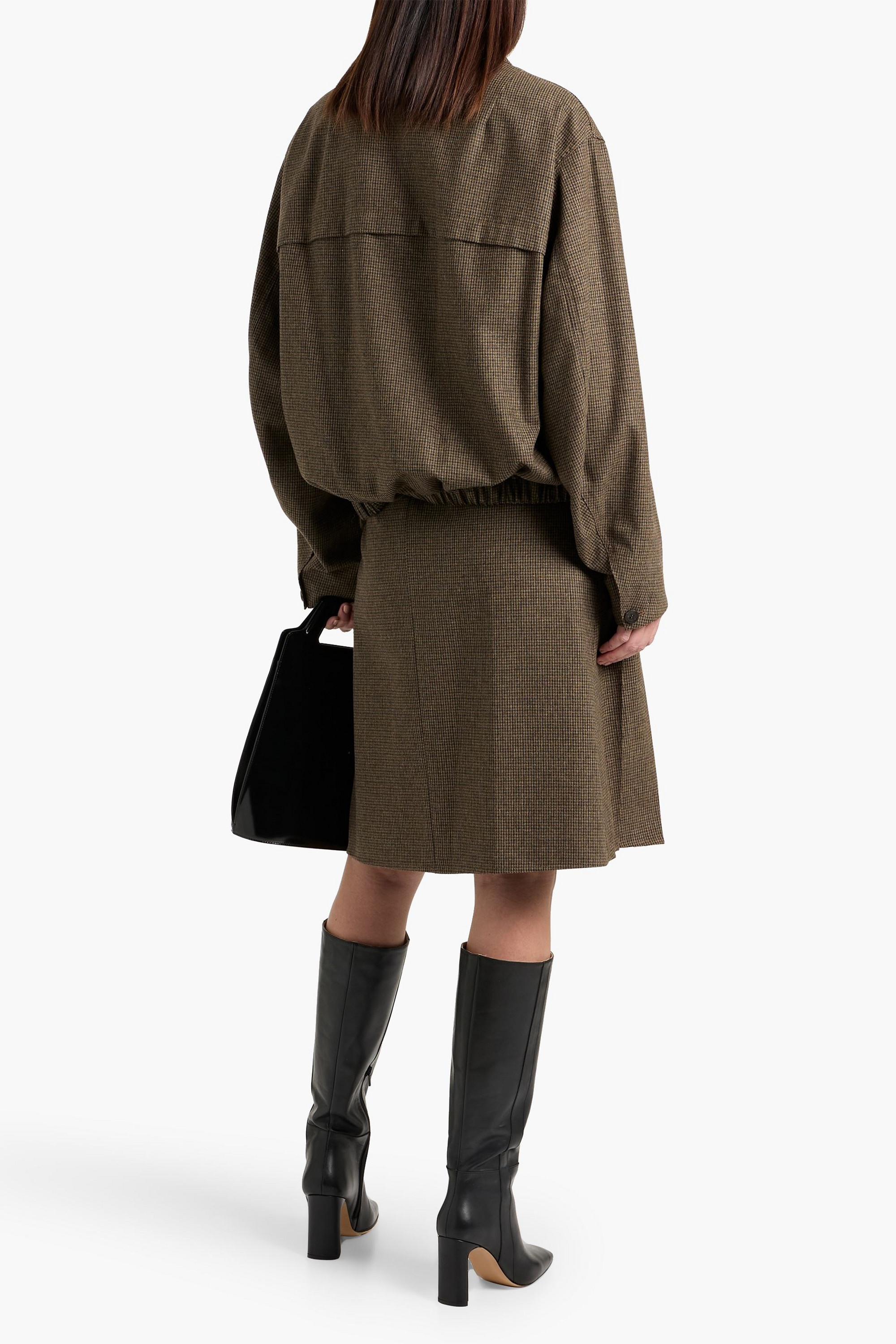 LE 17 SEPTEMBRE - Houndstooth wool-blend jacket | Plush