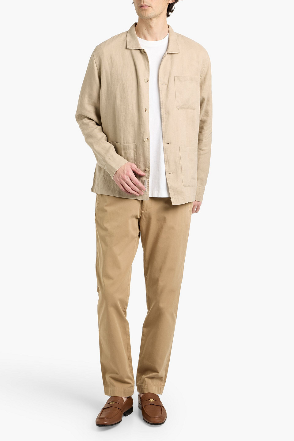  Onia - Overshirt Aus Leinen - Neutral - M 
