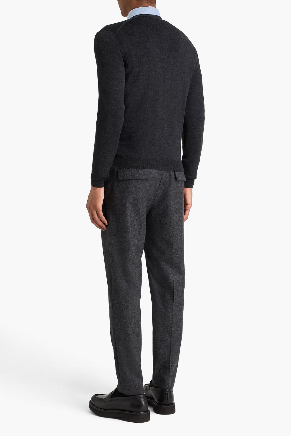  Slowear - Cardigan Aus Einer Wollmischung - Grau - It 46 