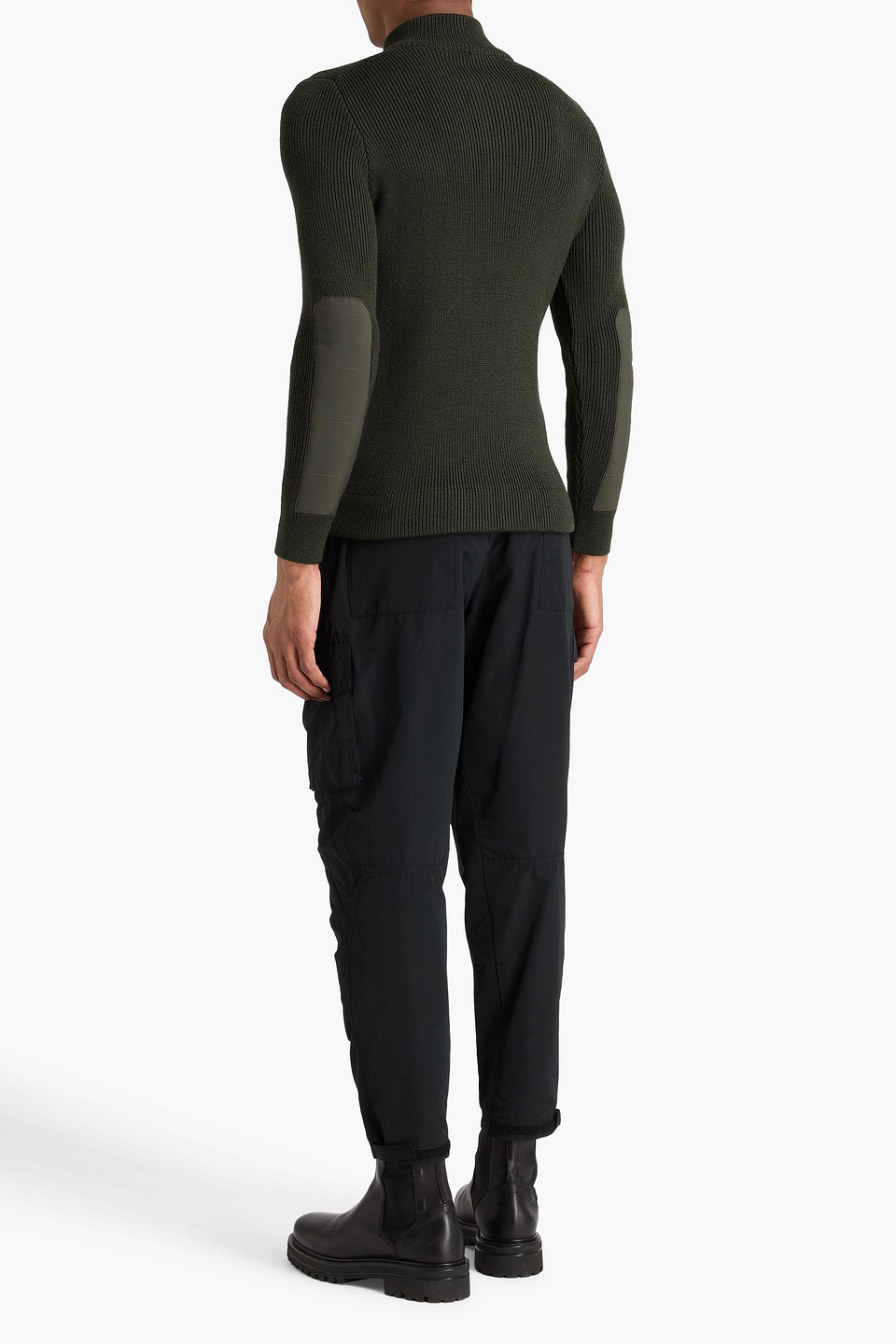 Slowear - Cardigan Aus Einer Gerippten Wollmischung - Grün - It 48 
