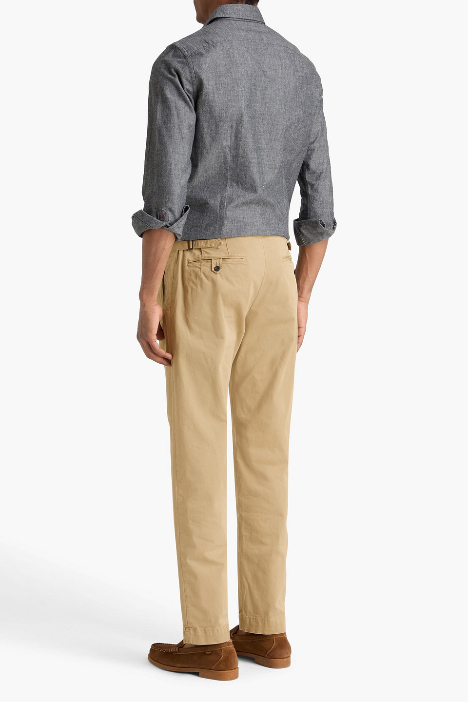  Slowear - Pleated Cotton-blend Twill Pants - Neutral - 32 