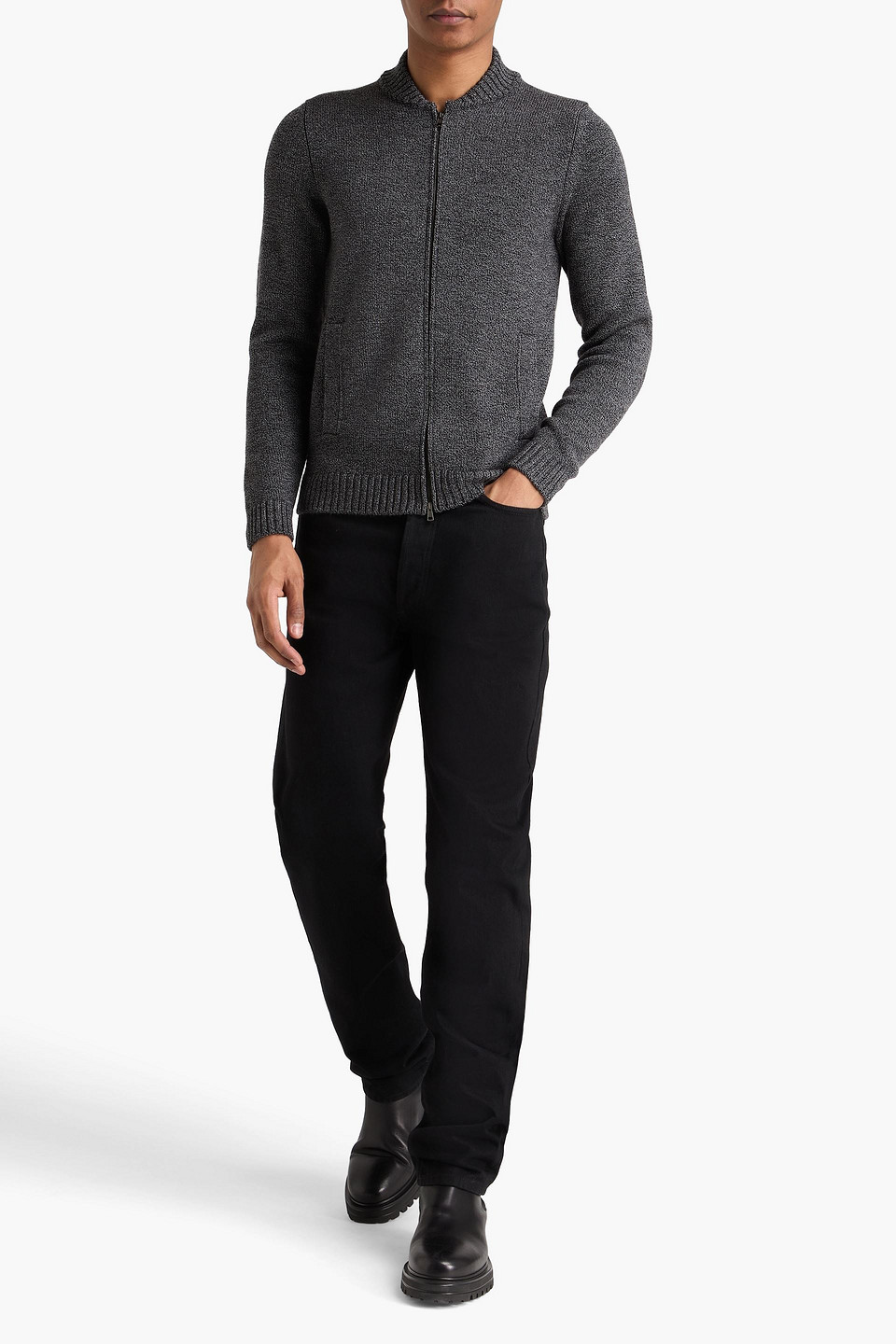  Slowear - Cardigan Aus Wolle - Grau - It 48 