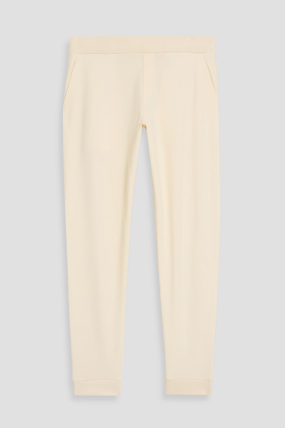 orlebar brown - brunswick jersey sweatpants - white - m