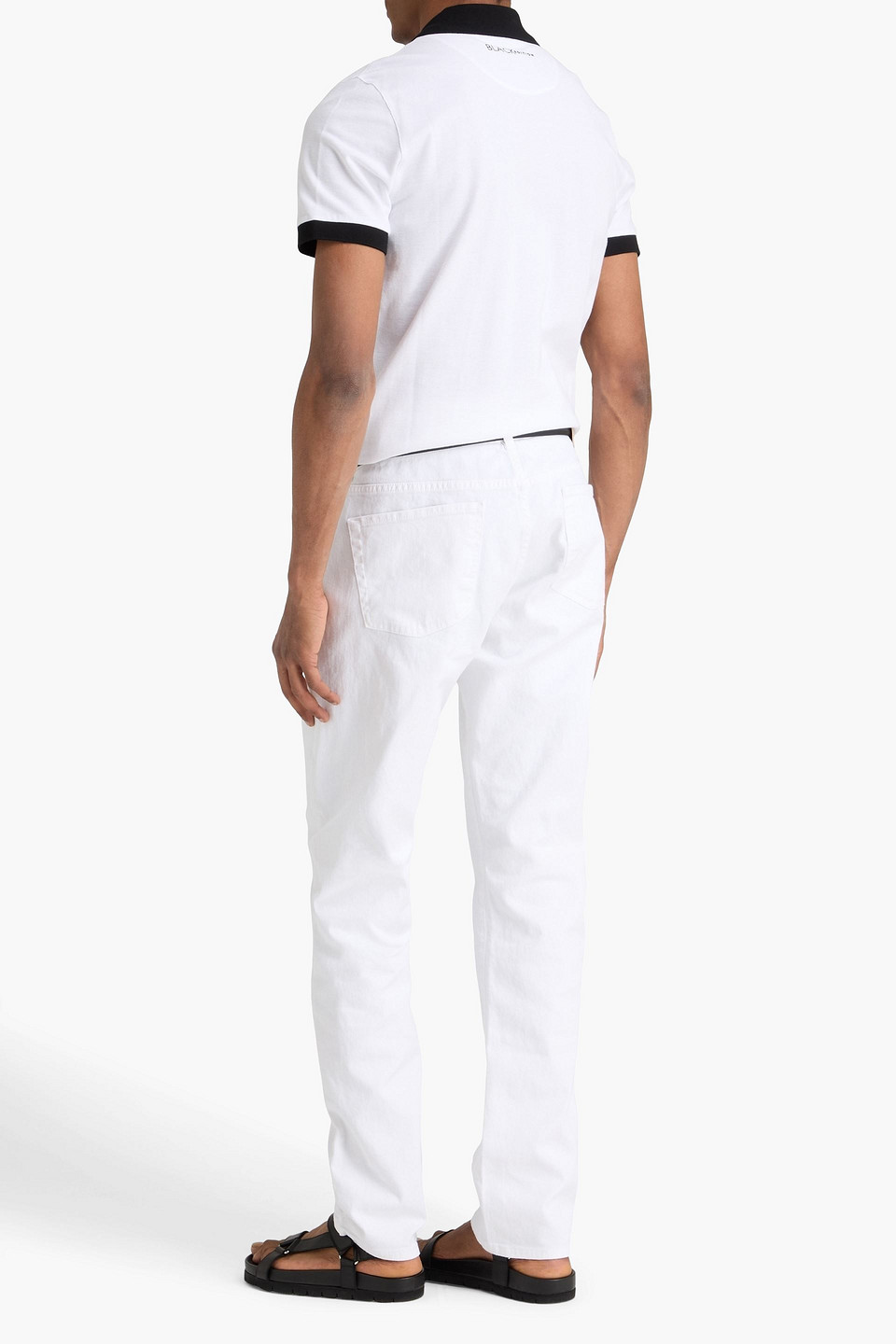  Canali - Karottenjeans Aus Denim - Weiß - It 56 