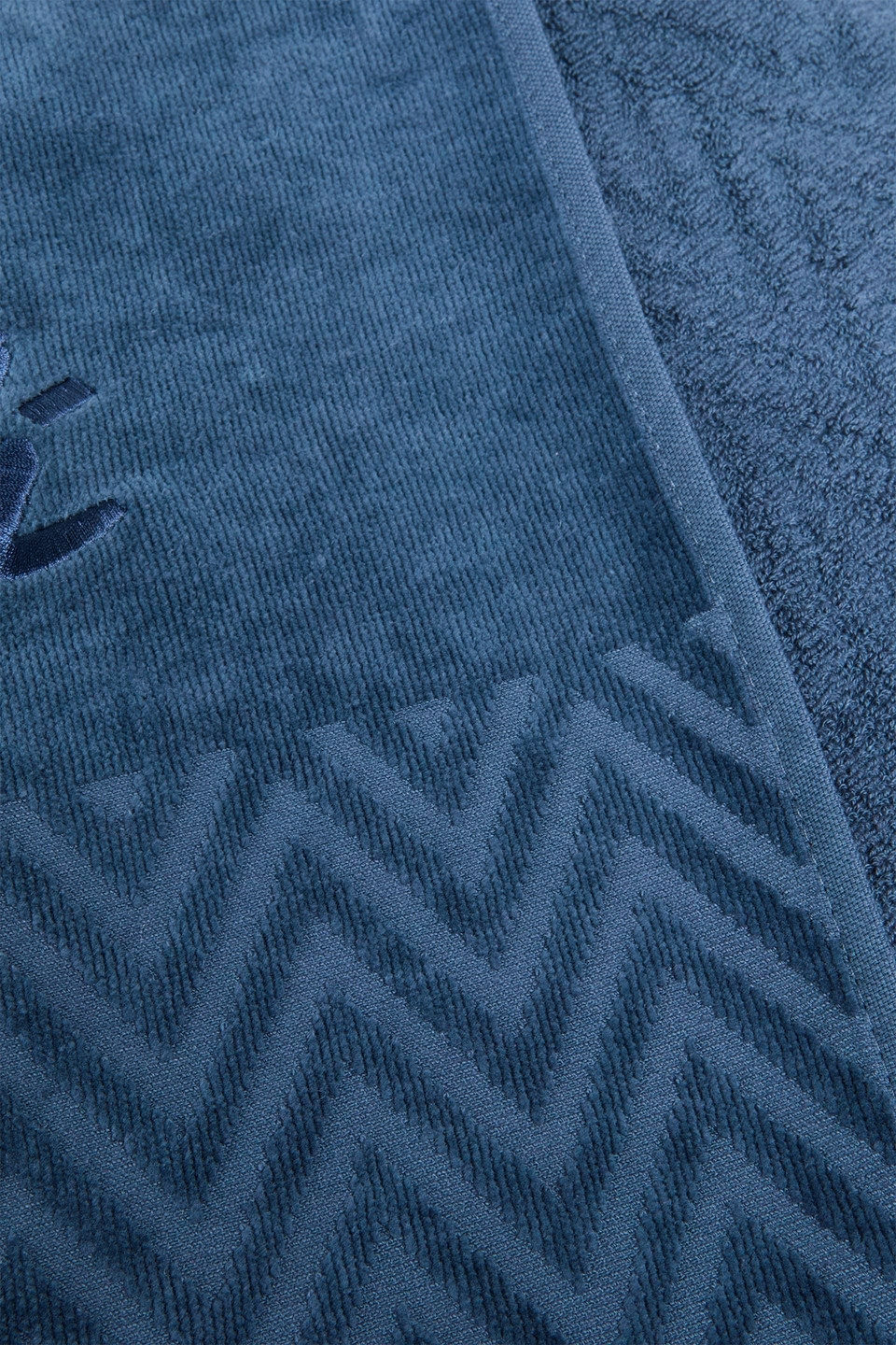  Canali - Strandtuch Aus Baumwollfrottee - Blau - Onesize 