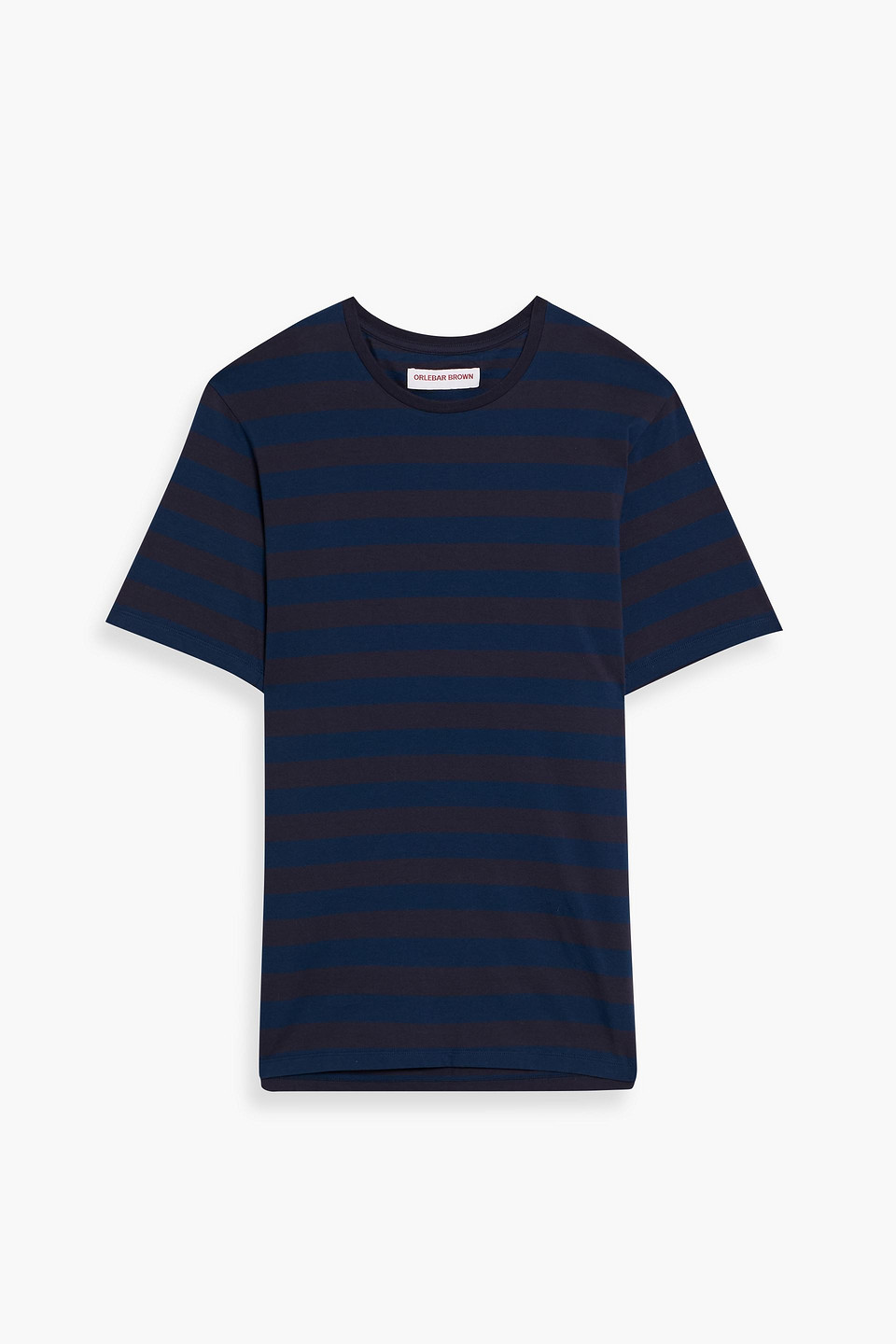 orlebar brown - nicolas striped cotton-jersey t-shirt - blue - s