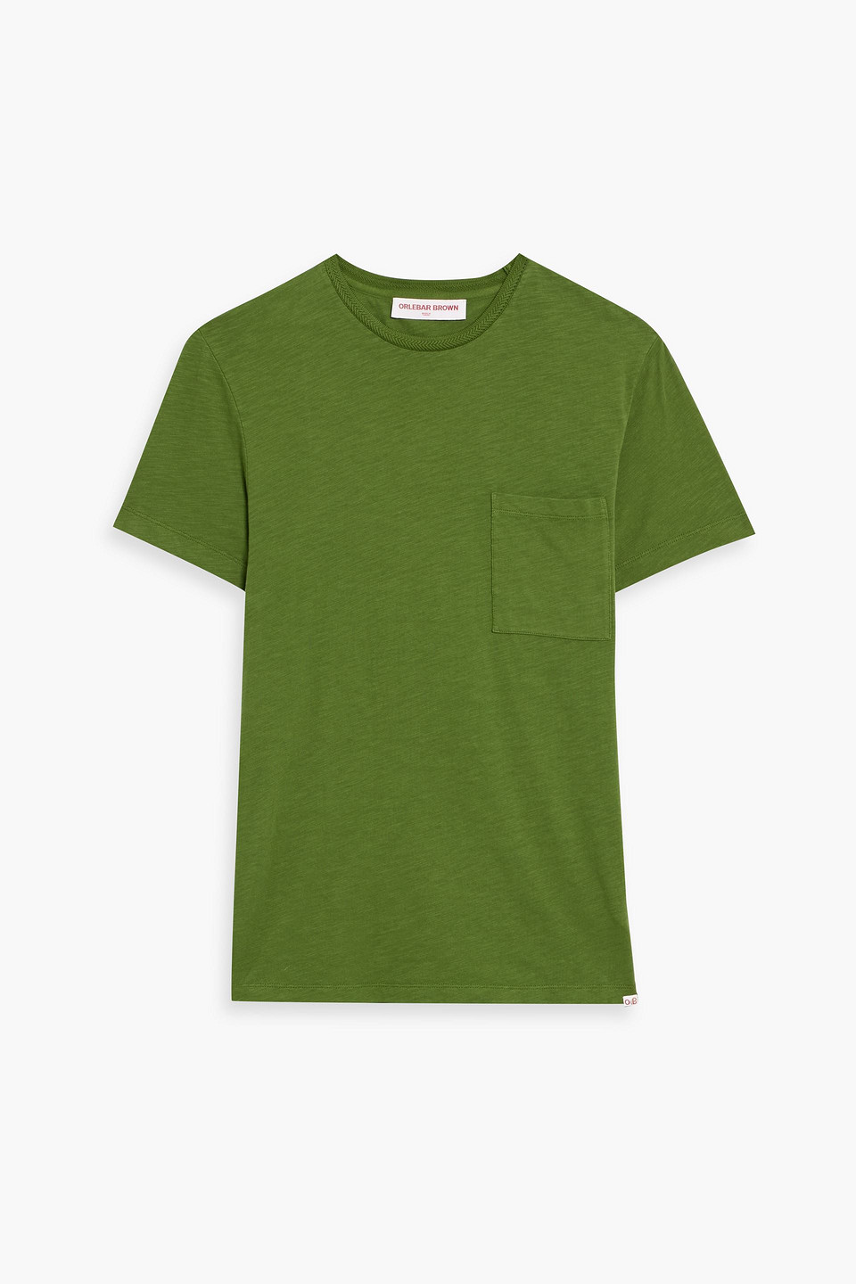 orlebar brown - cotton-jersey t-shirt - green - s