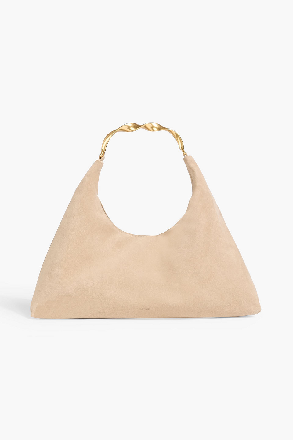 Simkhai Nixi Suede Shoulder Bag In Sand