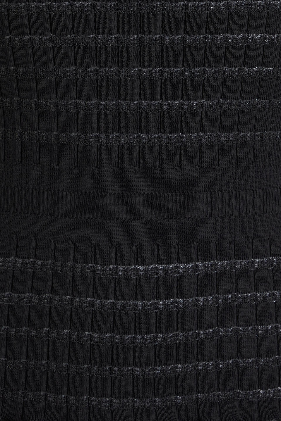 3.1 Phillip Lim Ruffled Ribbed-knit Tank In Black