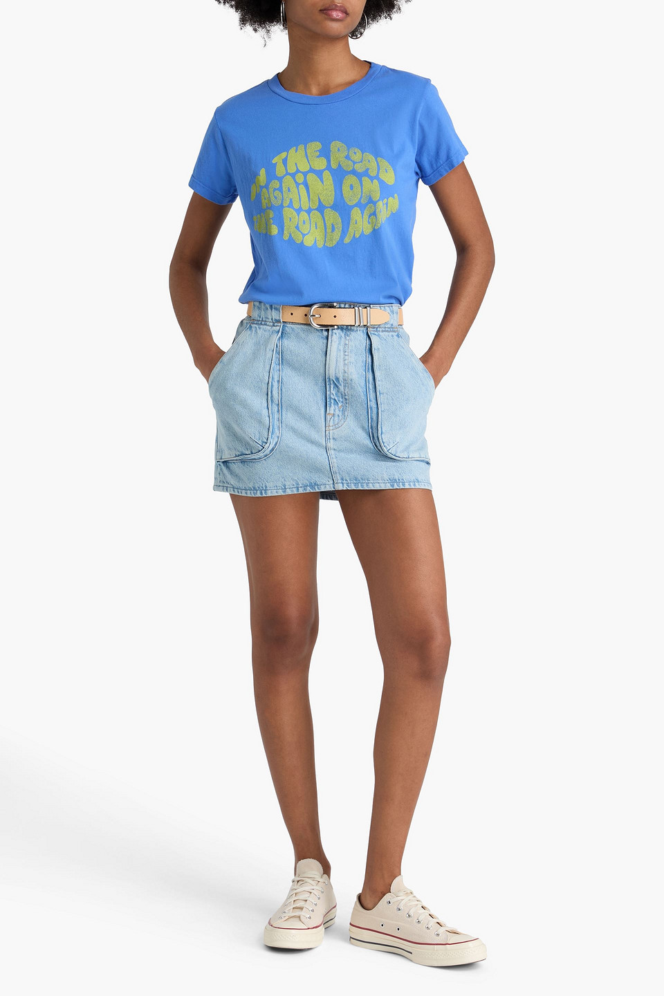  Mother - Denim Mini Skirt - Blue - 26 