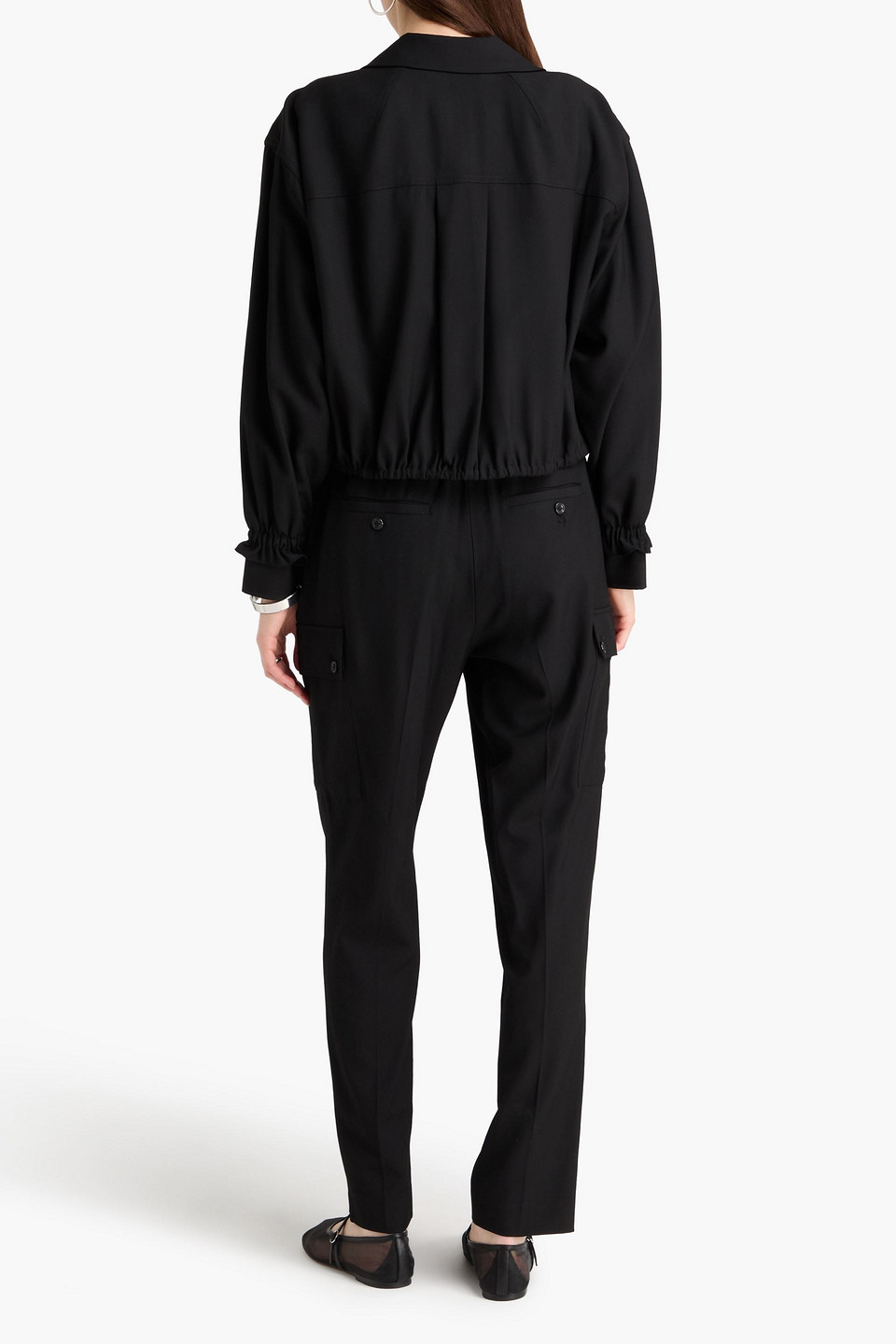  3.1 Phillip Lim - Ruffled Wool-blend Jacket - Black - S 