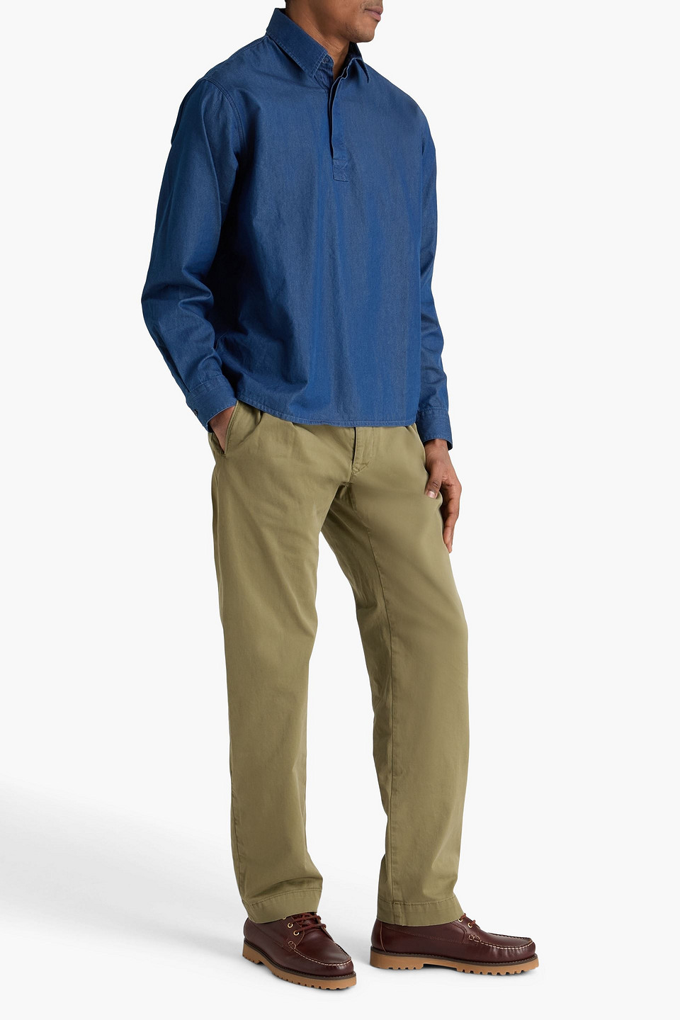  Orlebar Brown - Jeanshemd „shanklin“ - Blau - S 