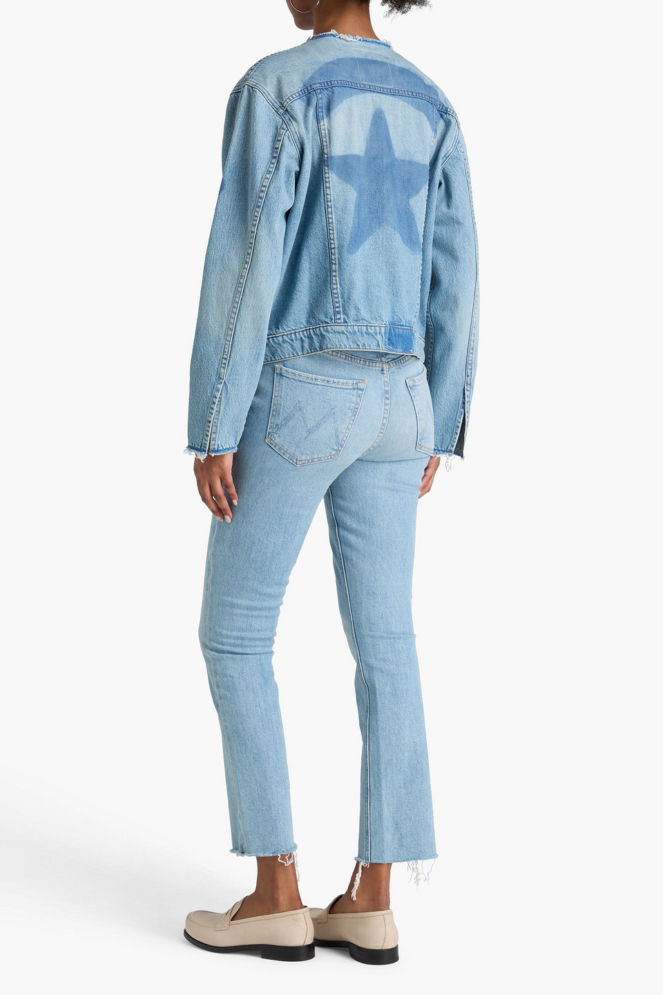  Mother - Jeansjacke „bruised Bruiser“ - Blau - S 