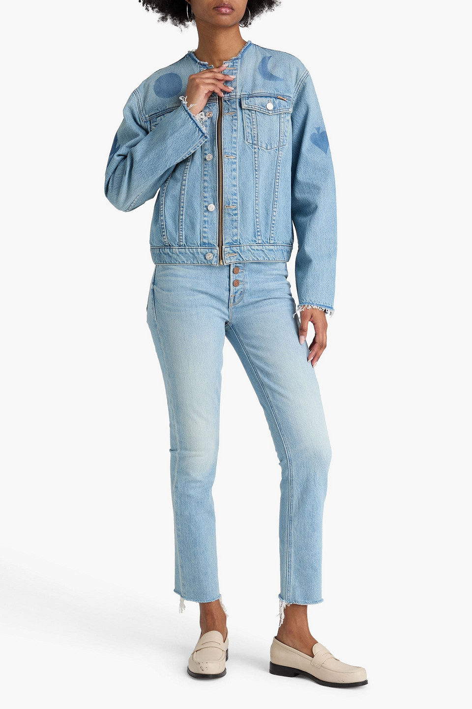  Mother - Jeansjacke „bruised Bruiser“ - Blau - S 