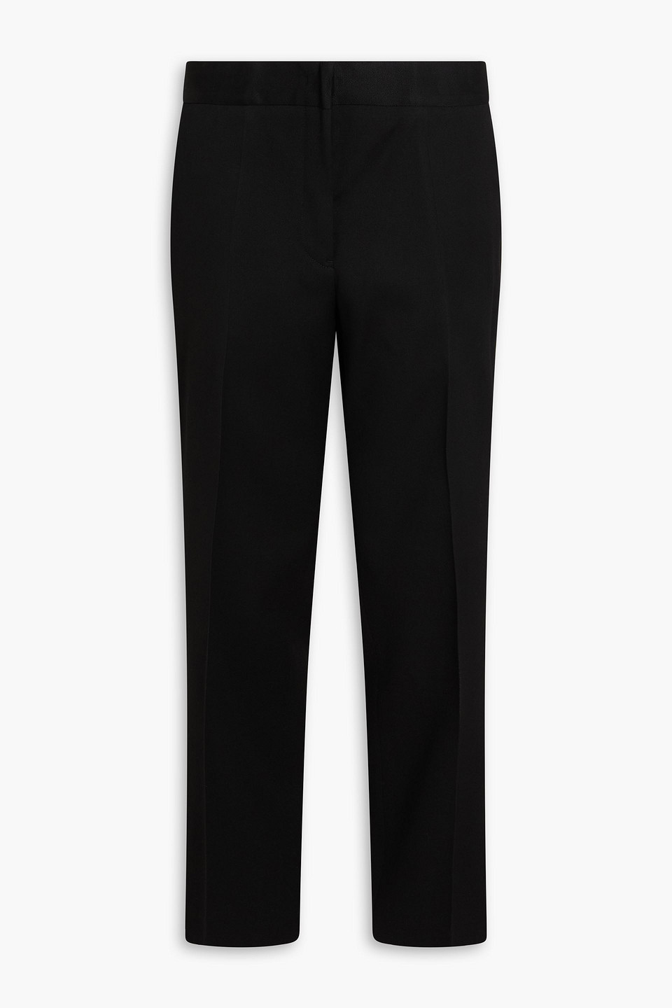 jil sander - wool-twill slim-leg pants - black - fr 32