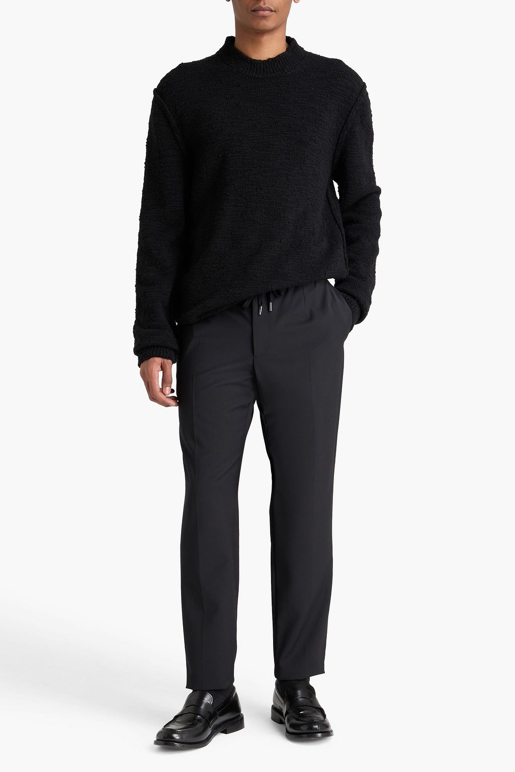 DUNHILL Cable-knit wool and cotton-blend sweater | THE OUTNET
