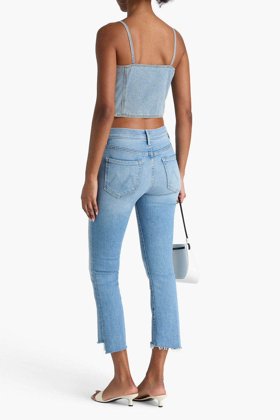 Mother - Hoch Sitzende Bootcut-jeans „insider Step“ - Blau - 24 