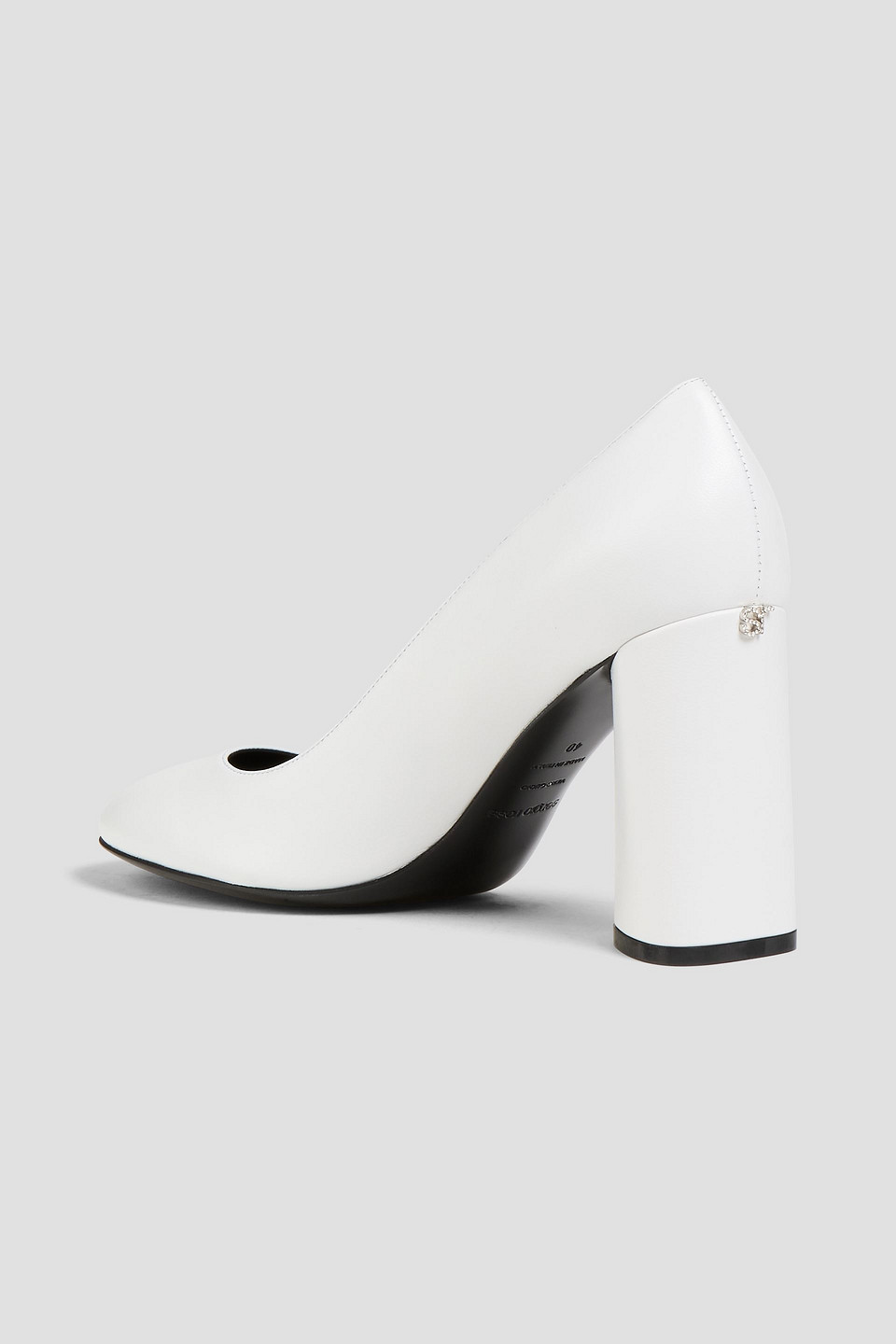  Sergio Rossi - Pumps Aus Leder - Weiß - Eu 38 