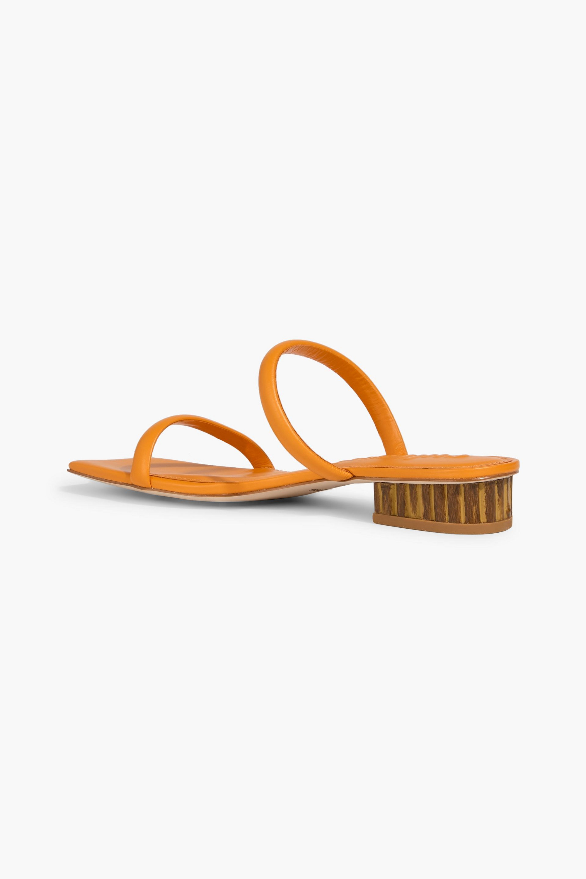 Cult Gaia Liz leather sandals thumbnail