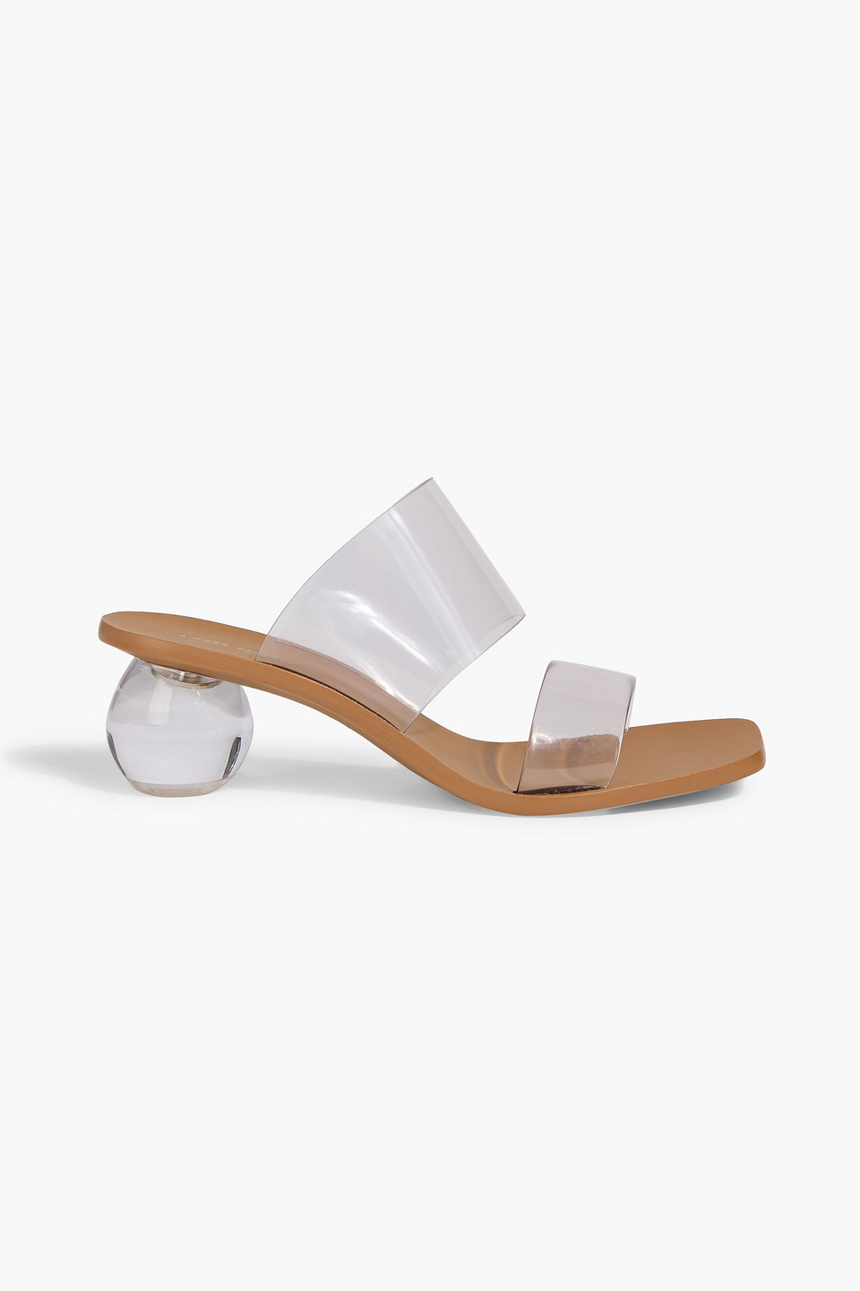 Cult Gaia Jila Pvc Mules In White