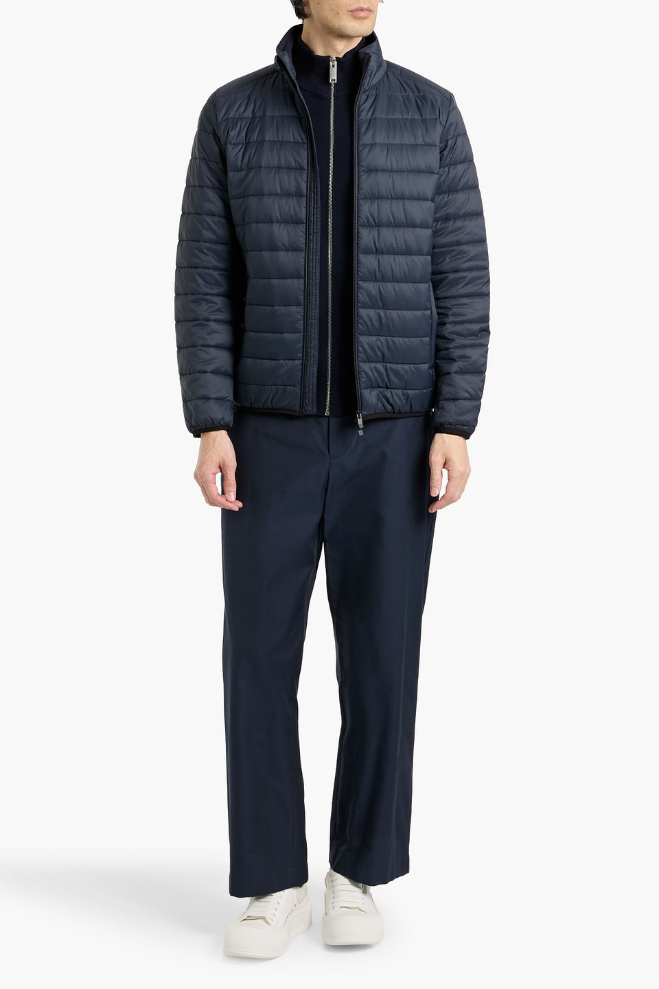 Slowear - Montedoro Quilted Shell Jacket - Blue - It 46 