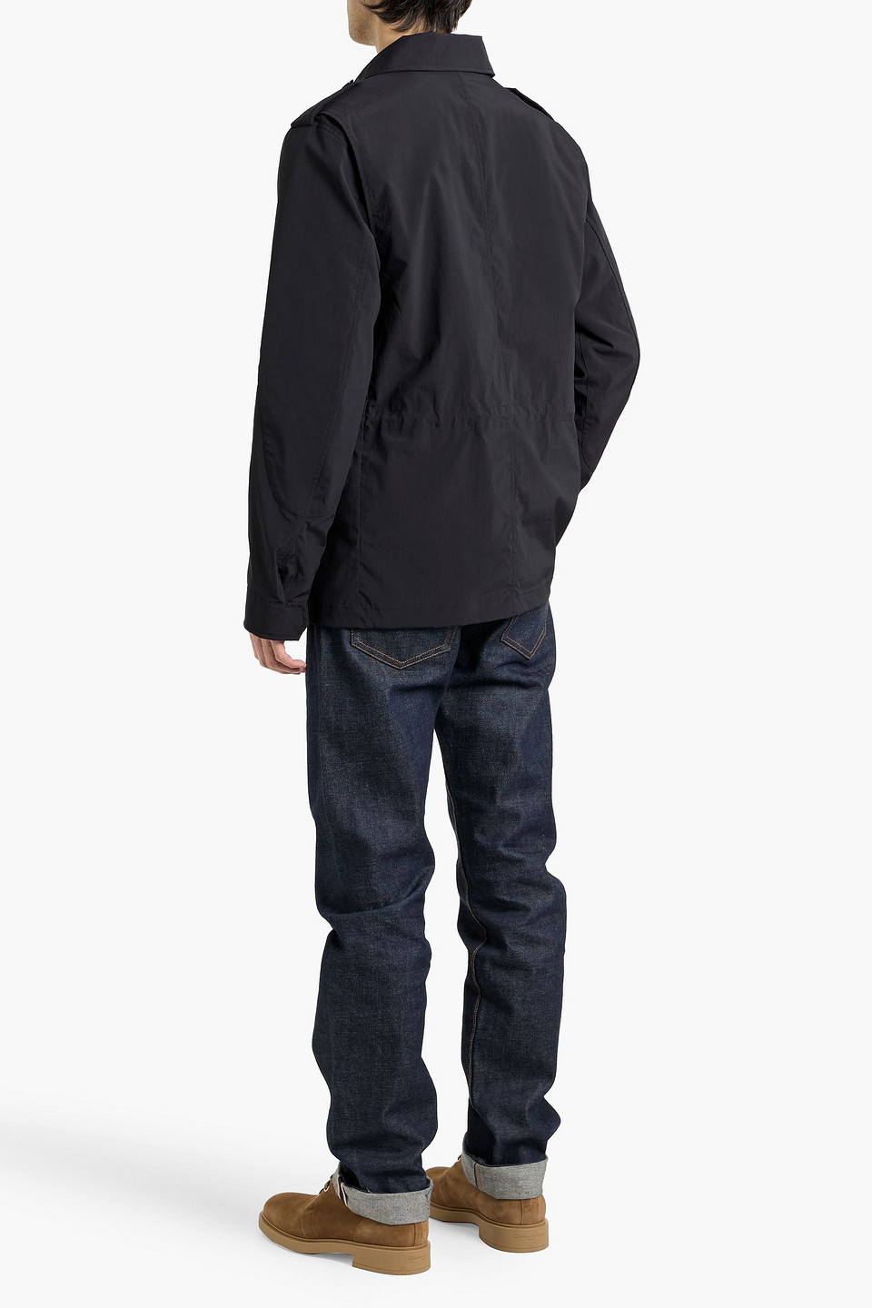  Slowear - Montedoro Quilted Shell Jacket - Blue - It 46 