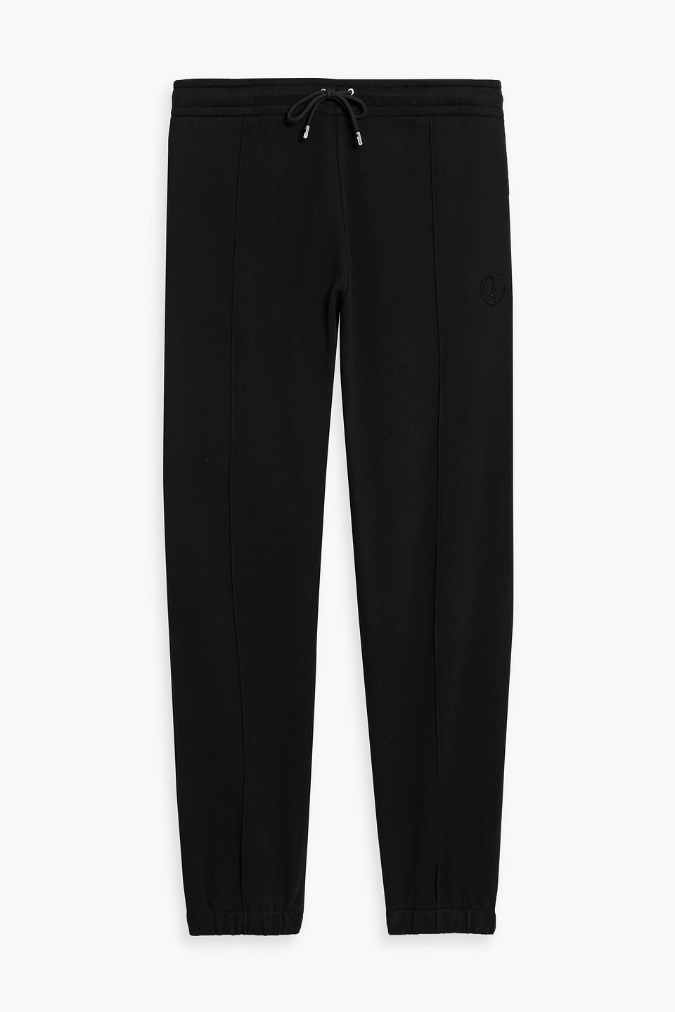 Dunhill French Cotton-terry Sweatpants In Black