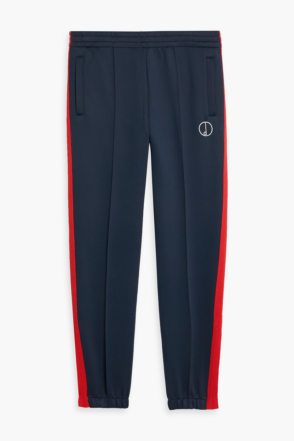 Dunhill Striped Jersey Sweatpants In Blue